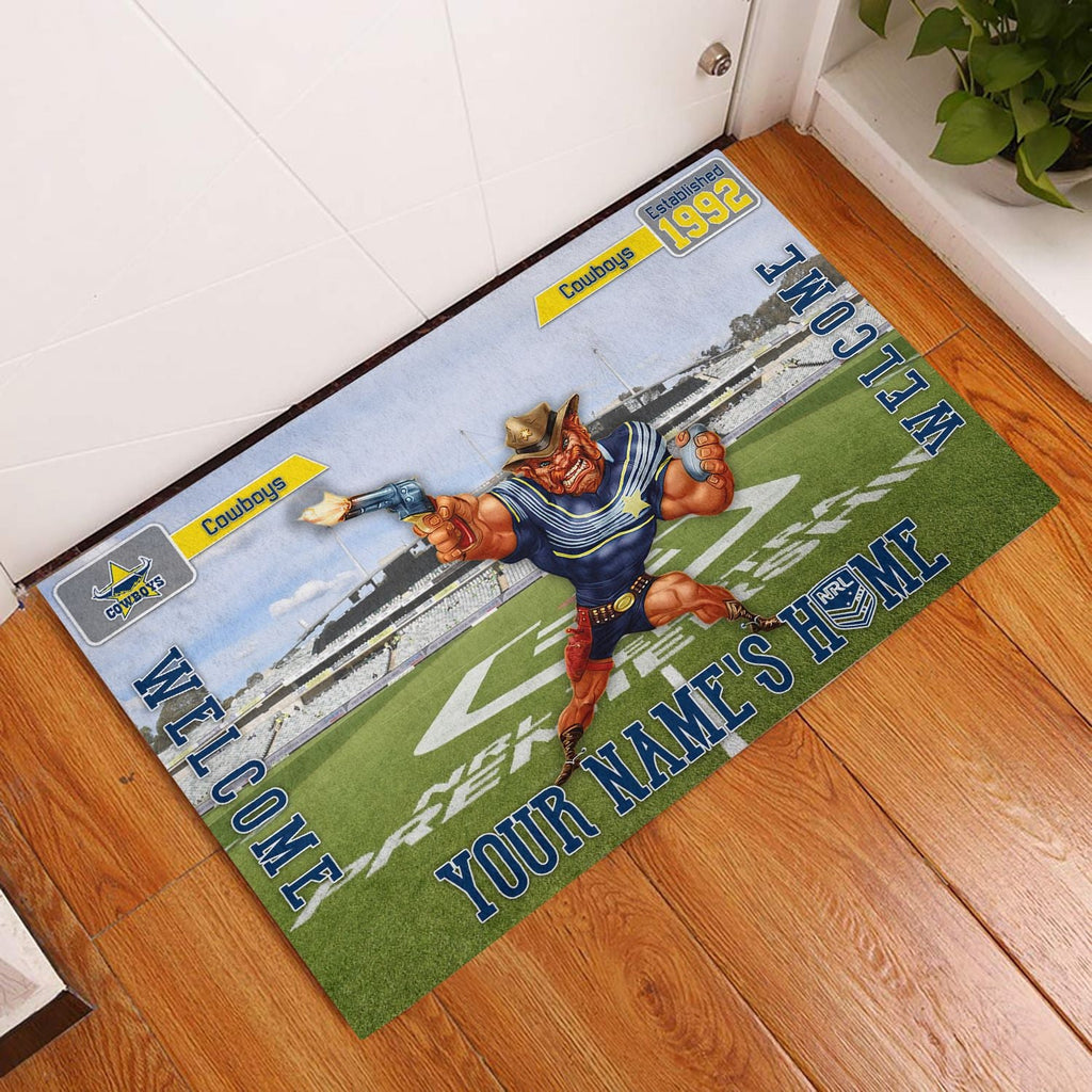 north-queensland-cowboys-3d-mascot-personalized-welcome-to-my-home-doormat