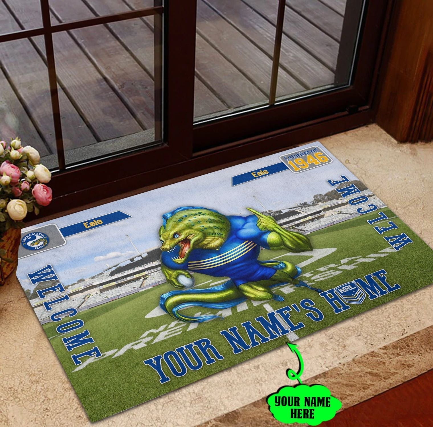 parramatta-eels-3d-mascot-personalized-welcome-to-my-home-doormat