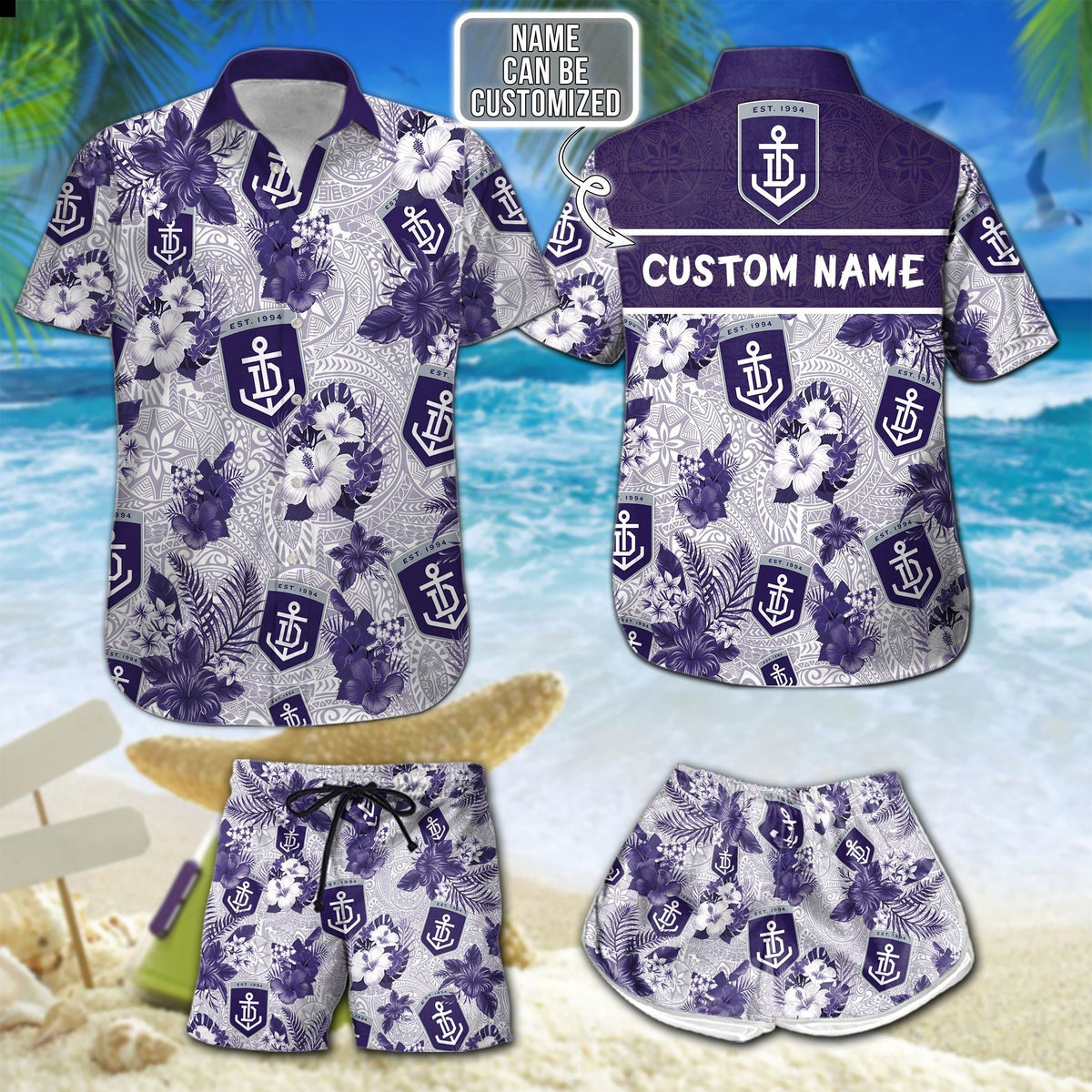 personalized-fremantle-football-club-hawaii-shirt-and-shorts-afl-hawaii
