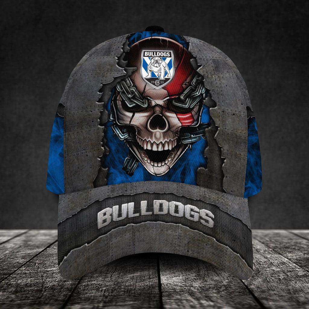 cronulla-sutherland-sharks-3d-metal-skull-personalized-classic-cap-2