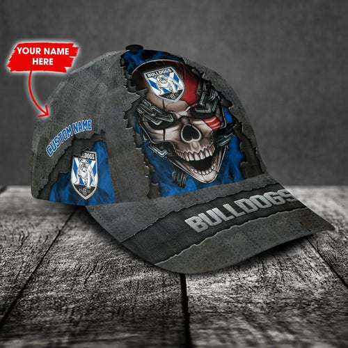 cronulla-sutherland-sharks-3d-metal-skull-personalized-classic-cap-2