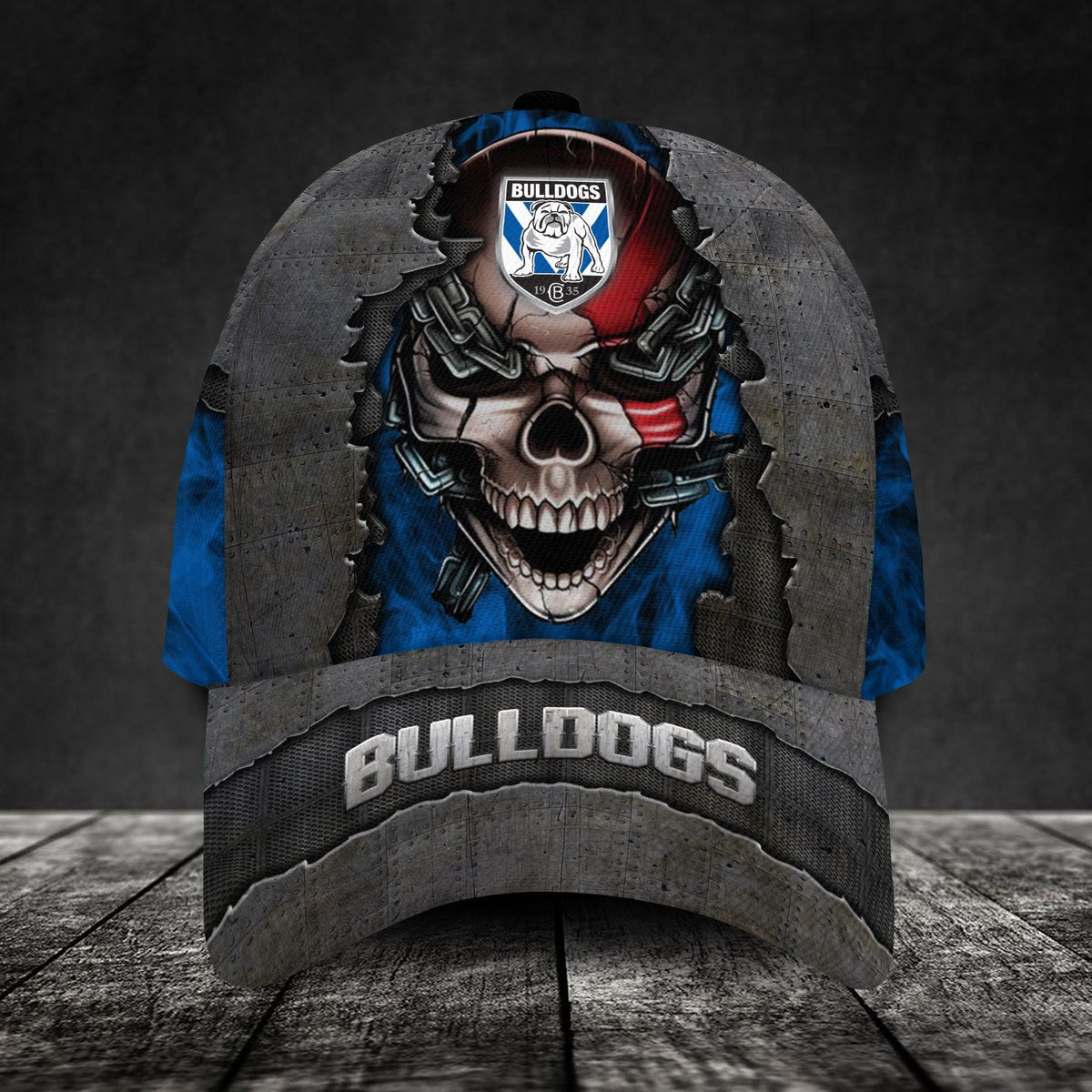 cronulla-sutherland-sharks-3d-metal-skull-personalized-classic-cap-02