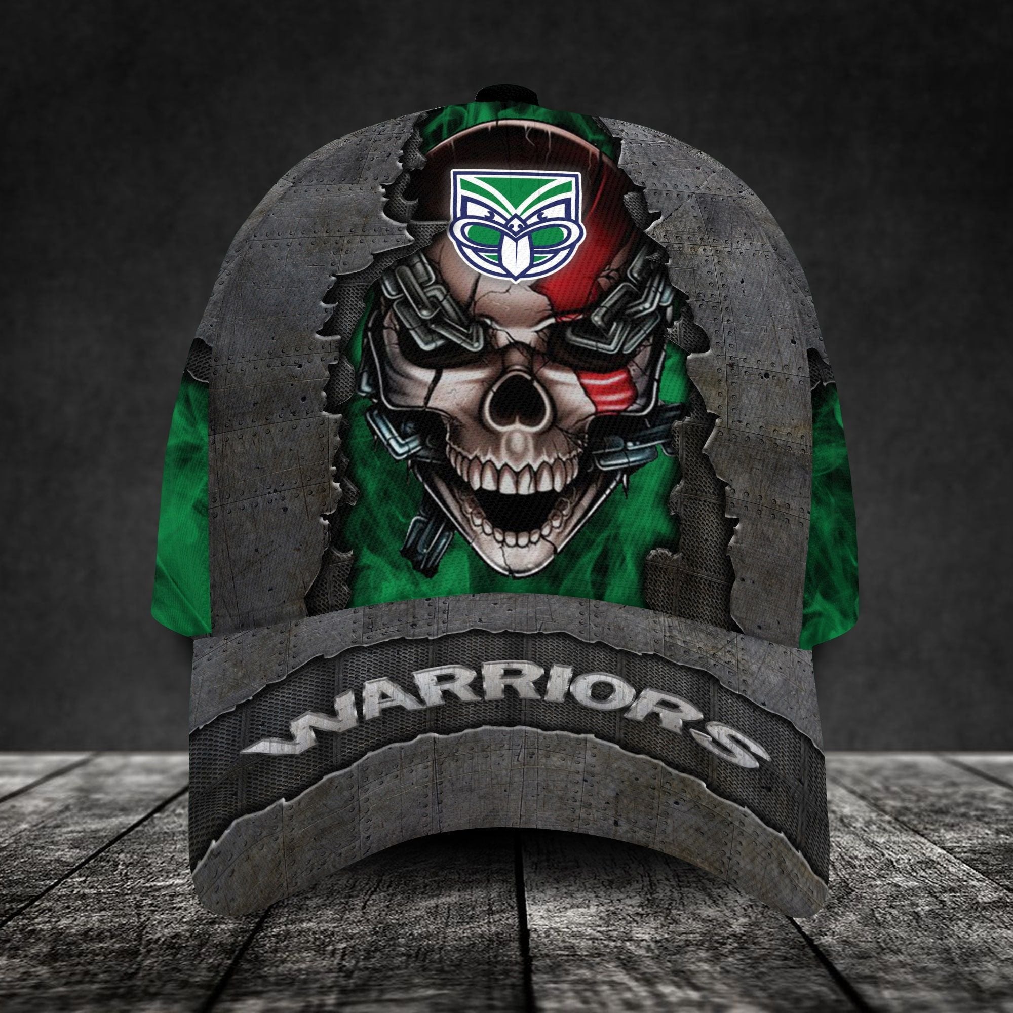 new-zealand-warriors-3d-metal-skull-personalized-classic-cap-02