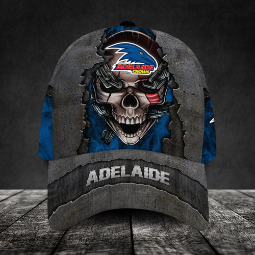 adelaide-football-club-3d-metal-skull-personalized-classic-cap-02