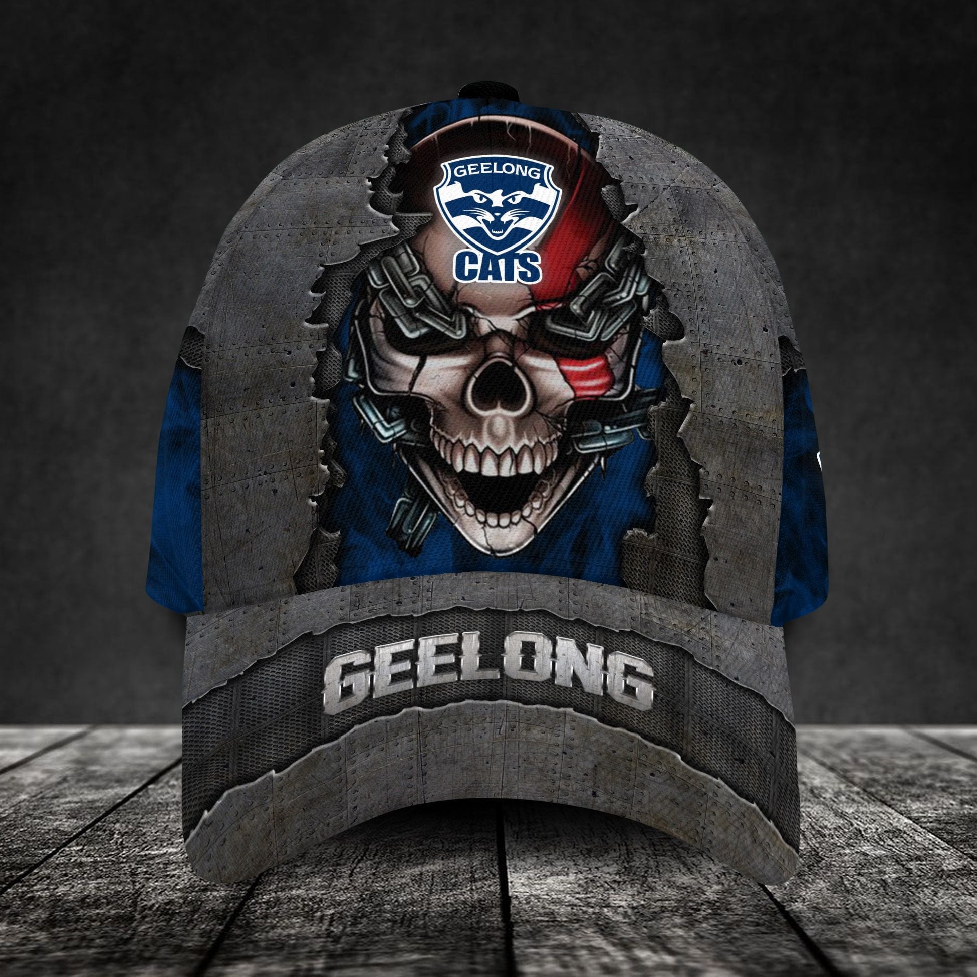 geelong-football-club-3d-metal-skull-personalized-classic-cap-02