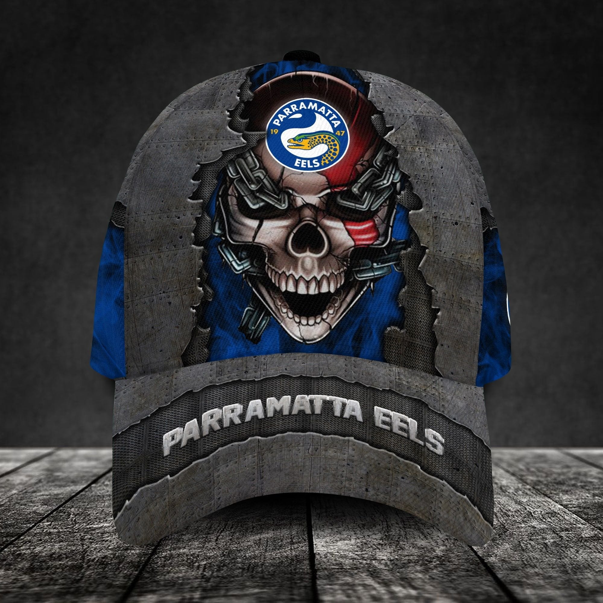 parramatta-eels-3d-metal-skull-personalized-classic-cap-02