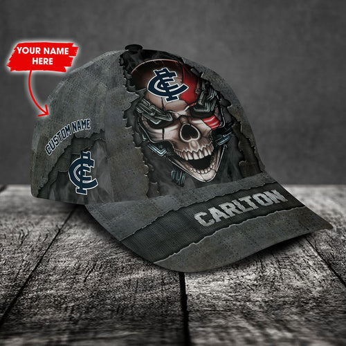 carlton-football-club-3d-metal-skull-personalized-classic-cap-02