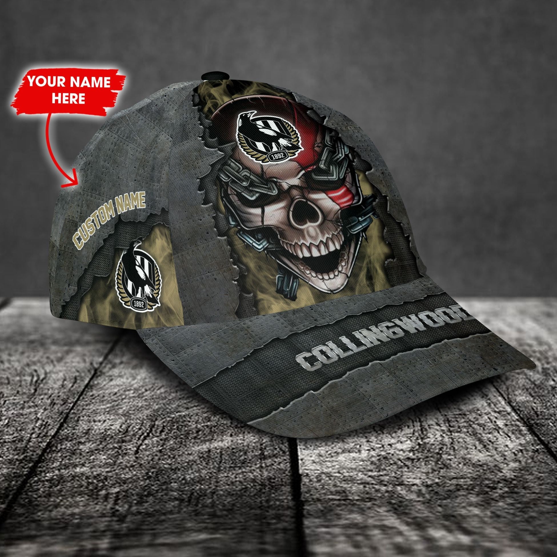 collingwood-football-club-3d-metal-skull-personalized-classic-cap-02