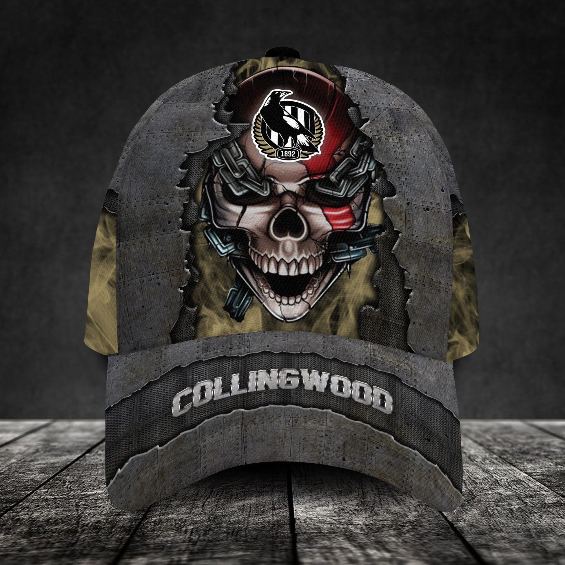 collingwood-football-club-3d-metal-skull-personalized-classic-cap-02