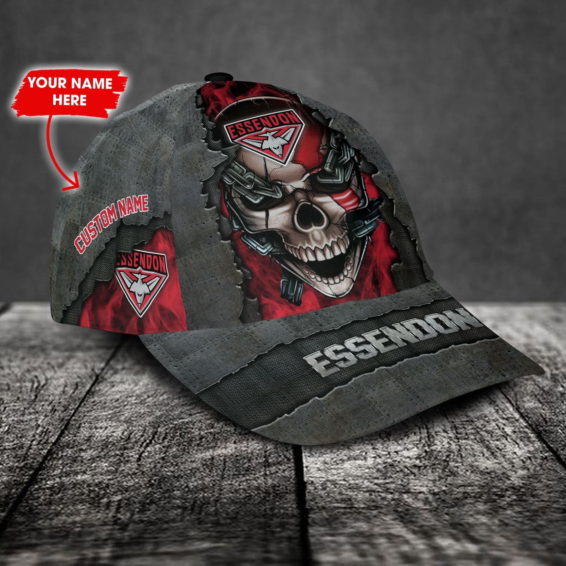 essendon-football-club-3d-metal-skull-personalized-classic-cap-02