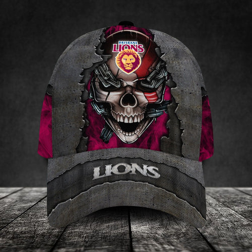 brisbane-lions-football-club-3d-metal-skull-personalized-classic-cap-02