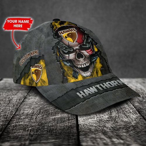 hawthorn-football-club-3d-metal-skull-personalized-classic-cap-02