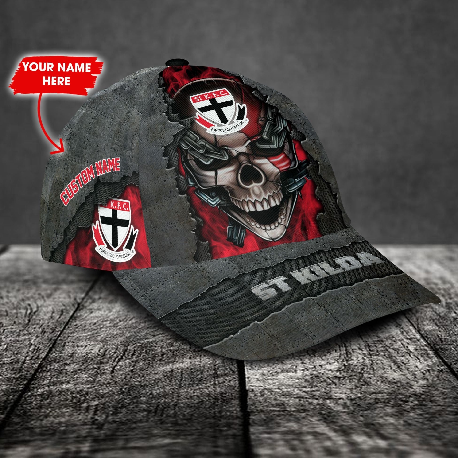 st-kilda-football-club-3d-metal-skull-personalized-classic-cap-02