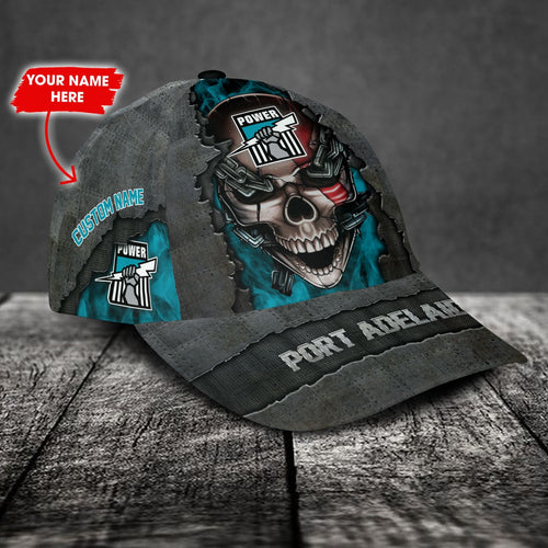 port-adelaide-football-club-3d-metal-skull-personalized-classic-cap-02