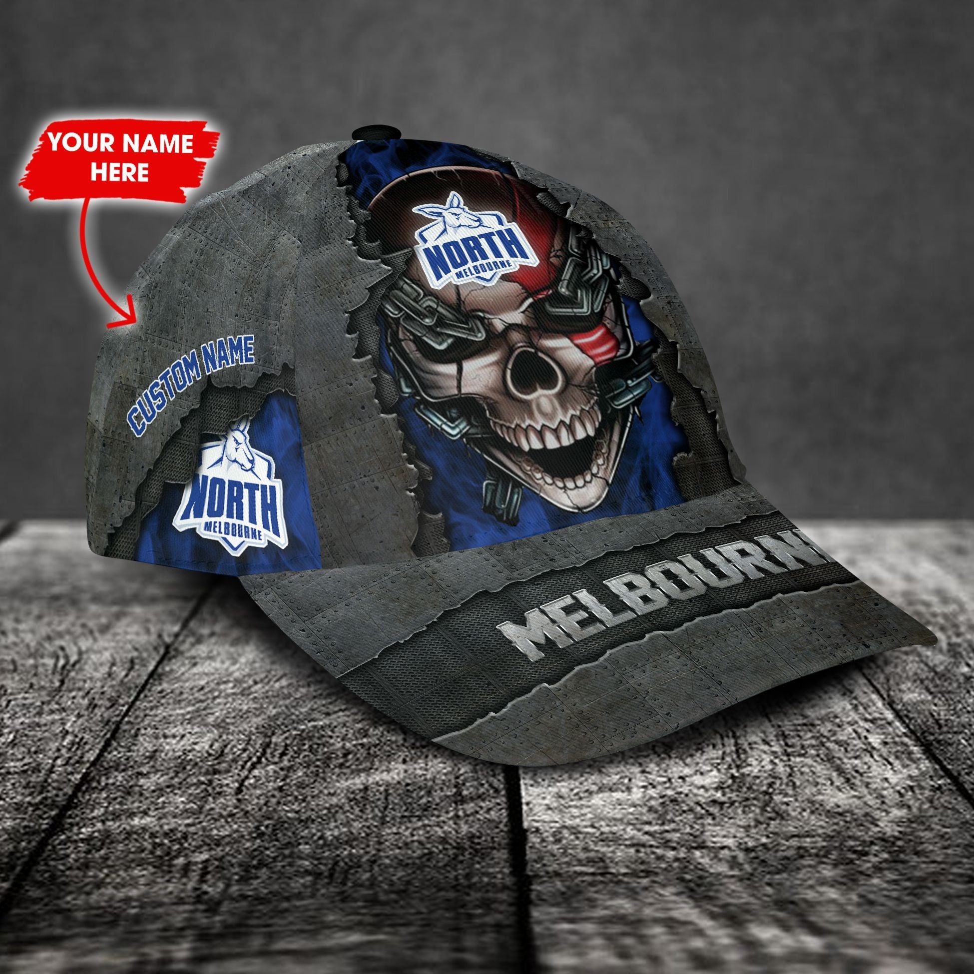 north-melbourne-football-club-3d-metal-skull-personalized-classic-cap-02
