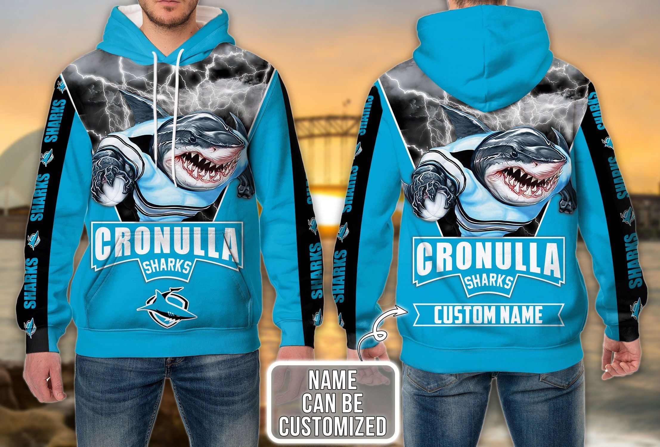 personalized-cronulla-sutherland-sharks-3d-hoodie-nrl-3d-hoodie-mascot