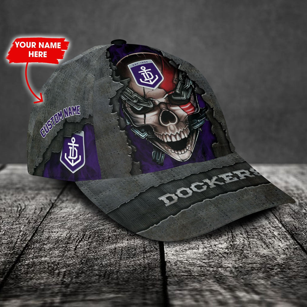 fremantle-football-club-3d-metal-skull-personalized-classic-cap-02