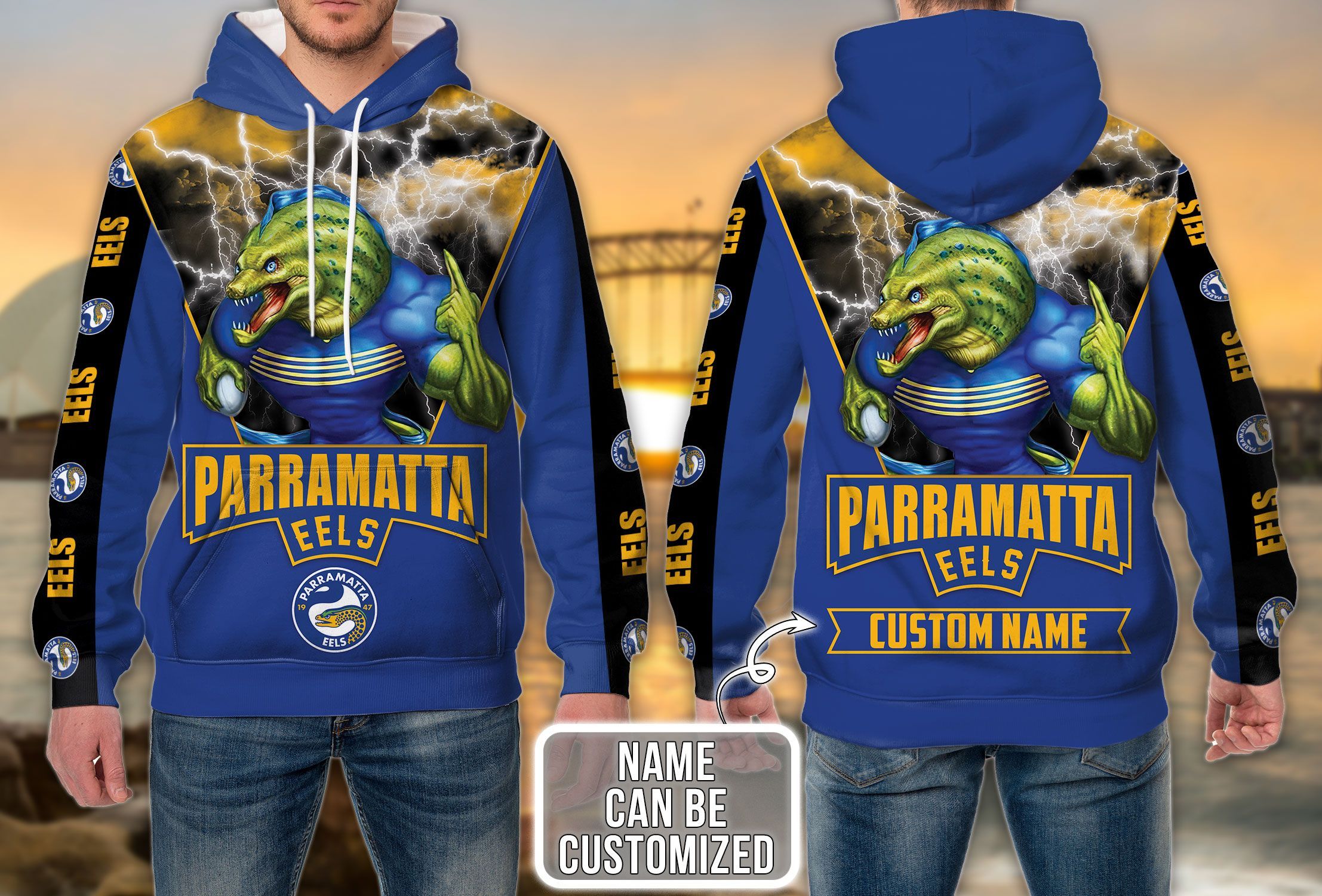 personalized-parramatta-eels-3d-hoodie-nrl-3d-hoodie-mascot
