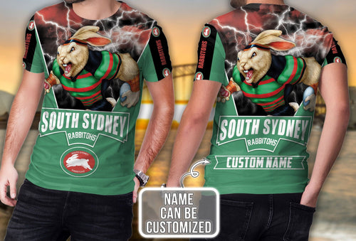 personalized-south-sydney-rabbitohs-3d-hoodie-nrl-3d-hoodie-mascot