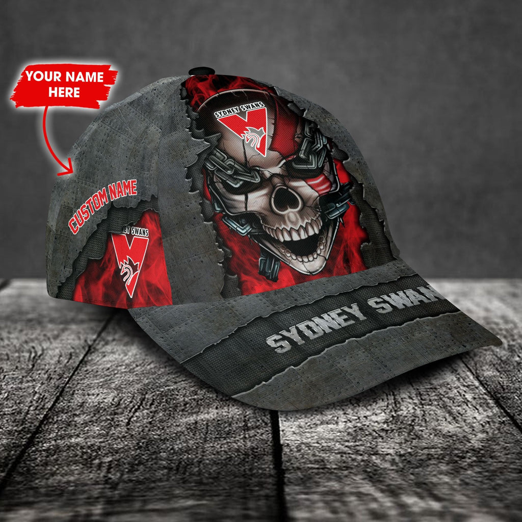 sydney-swans-3d-metal-skull-personalized-classic-cap-02