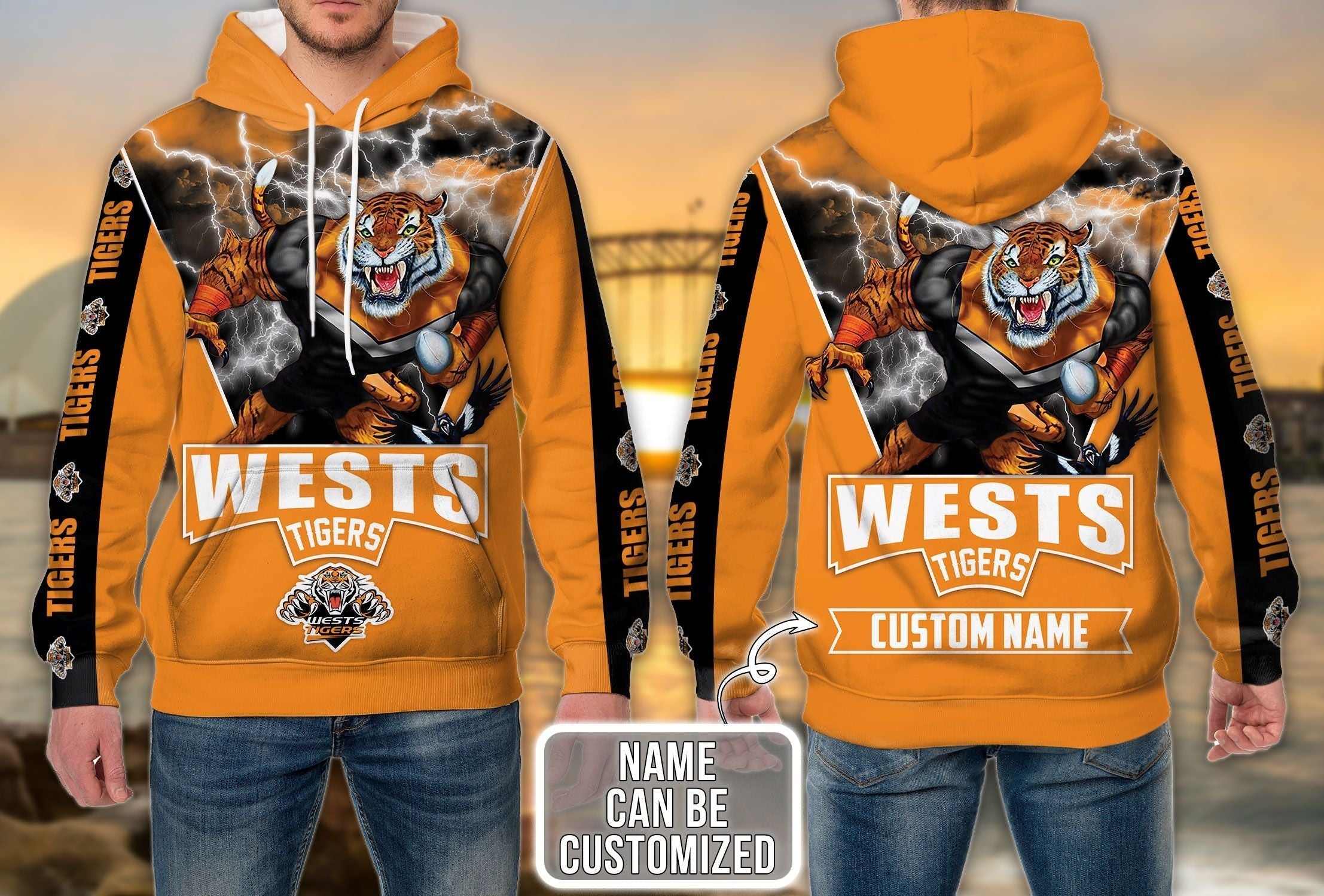personalized-wests-tigers-3d-hoodie-nrl-3d-hoodie-mascot