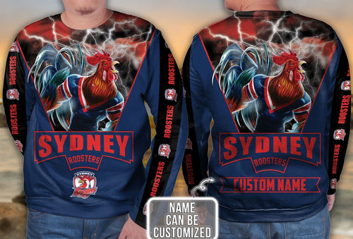 personalized-sydney-roosters-3d-hoodie-nrl-3d-hoodie-mascot