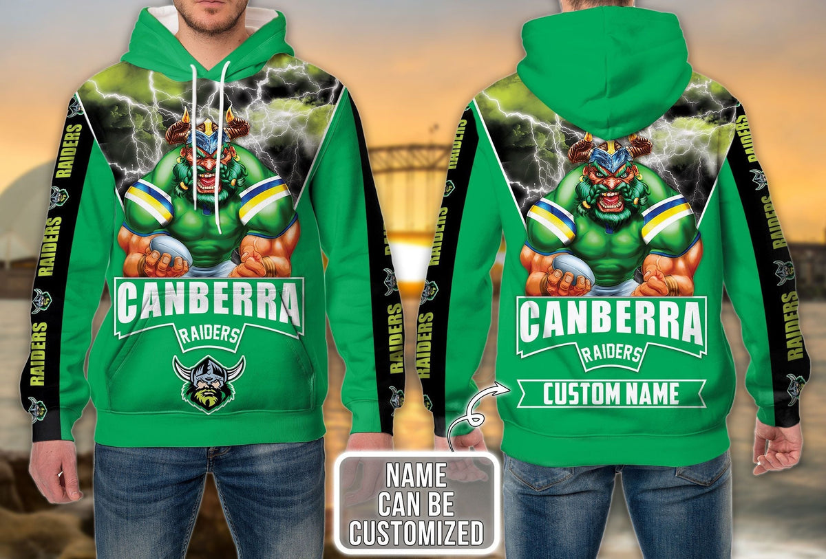 personalized-canberra-raiders-3d-hoodie-nrl-3d-hoodie-mascot
