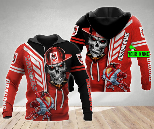 st-george-illawarra-dragons-nrl-skull-cap-personalized-custom-3d-hoodie