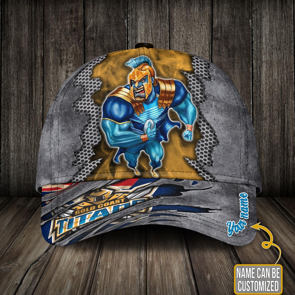 personalized-nrl-classic-cap-gold-coast-titans-classic-cap-mascot