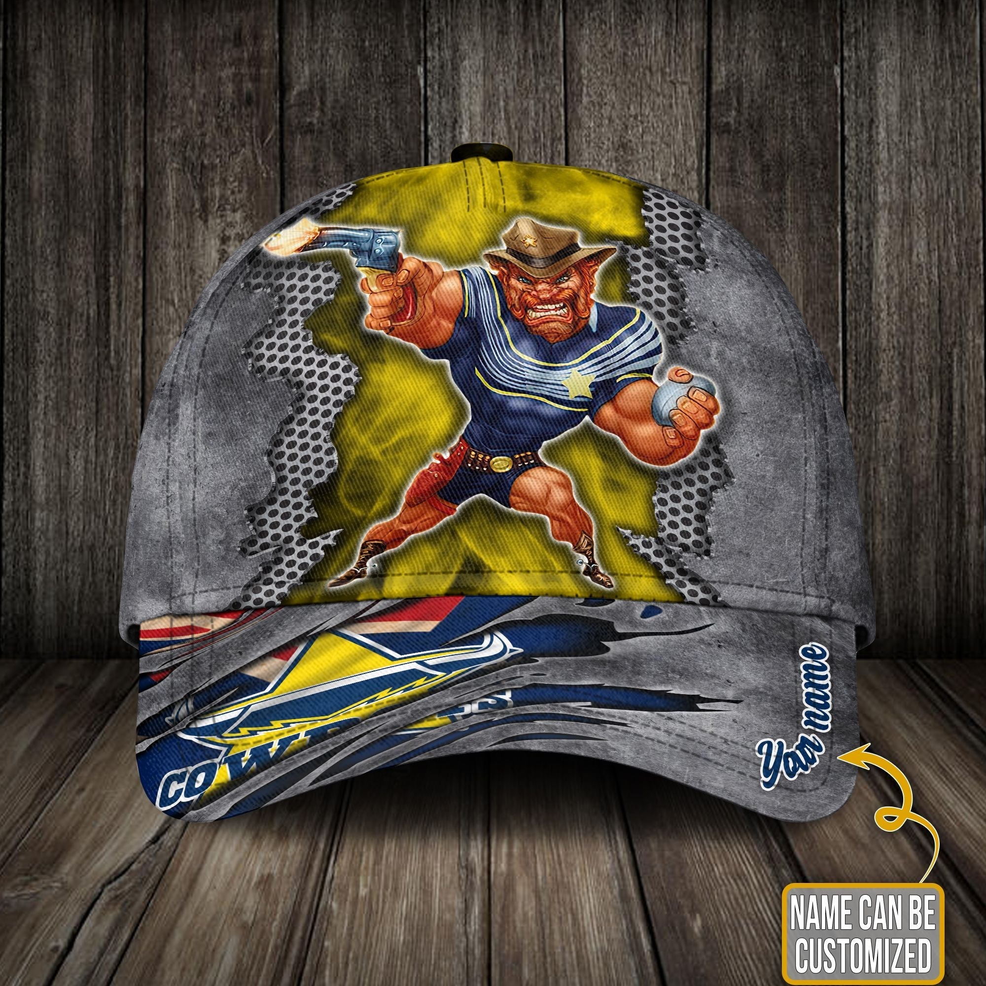 personalized-nrl-classic-cap-north-queensland-cowboys-classic-cap-mascot