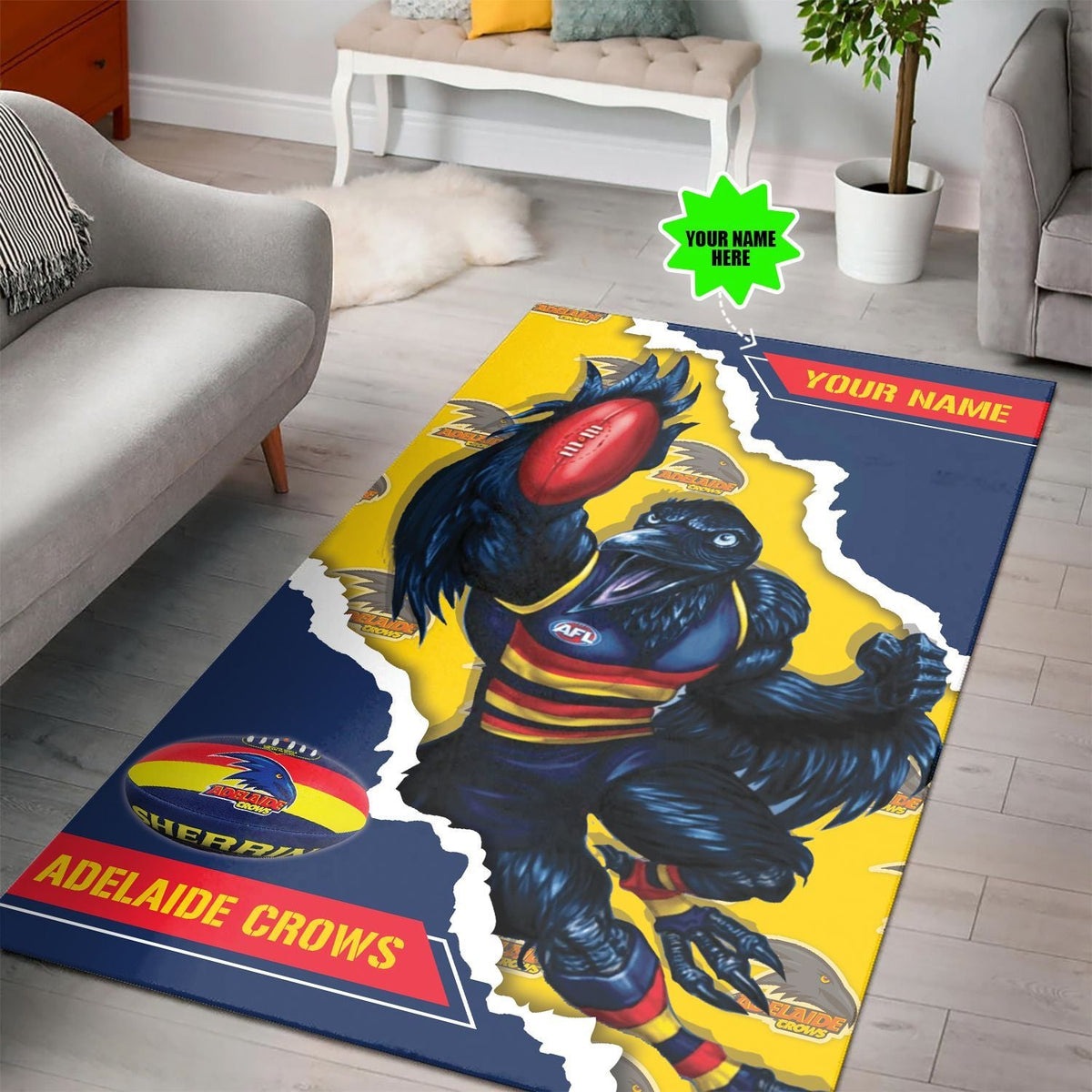 personalized-adelaide-football-club-afl-mascot-edition-rug