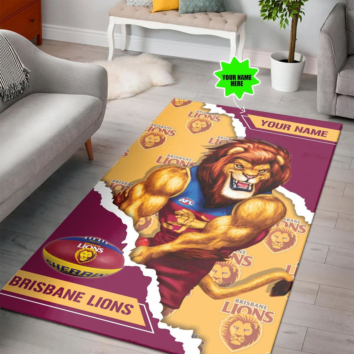 personalized-brisbane-lions-afl-mascot-edition-rug
