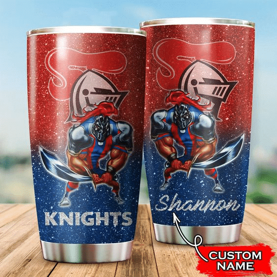 newcastle-knights-3d-mascot-personalized-stainless-steel-tumbler