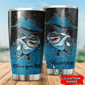 cronulla-sutherland-sharks-3d-mascot-personalized-stainless-steel-tumbler