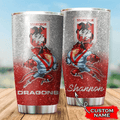 st-george-illawarra-dragons-3d-mascot-personalized-stainless-steel-tumbler