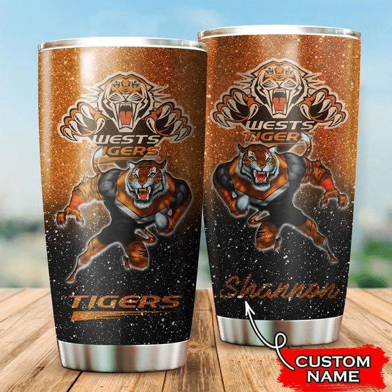 wests-tigers-3d-mascot-personalized-stainless-steel-tumbler