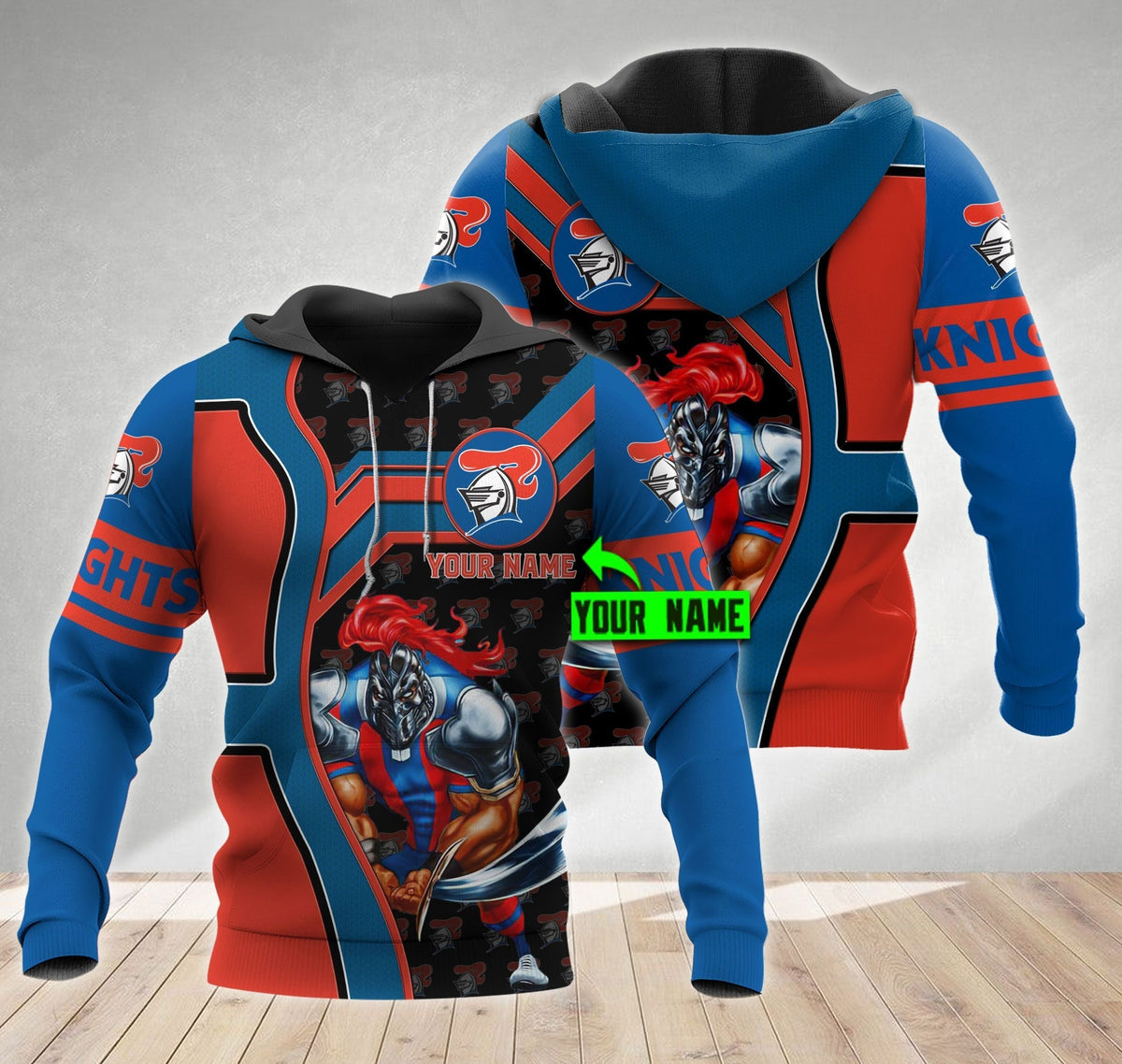 newcastle-knights-3d-nrl-mascot-personalized-hoodie-03