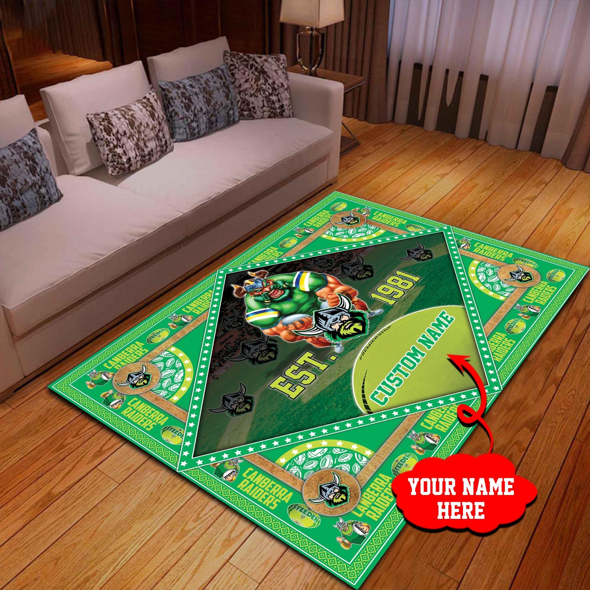 canberra-raiders-3d-nrl-personalized-pattern-rug-01