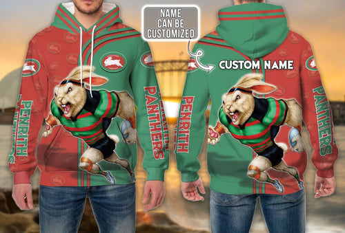 south-sydney-rabbitohs-nrl-personalized-custom-3d-hoodie