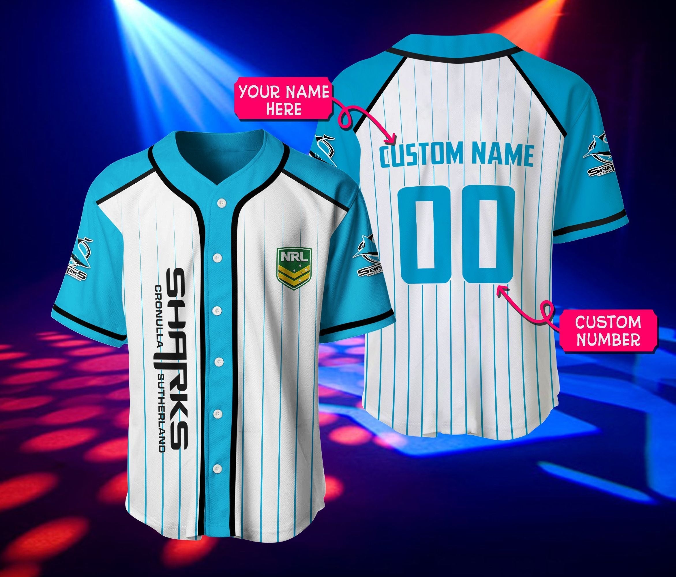 personalized-cronulla-sutherland-sharks-3d-baseball-jersey