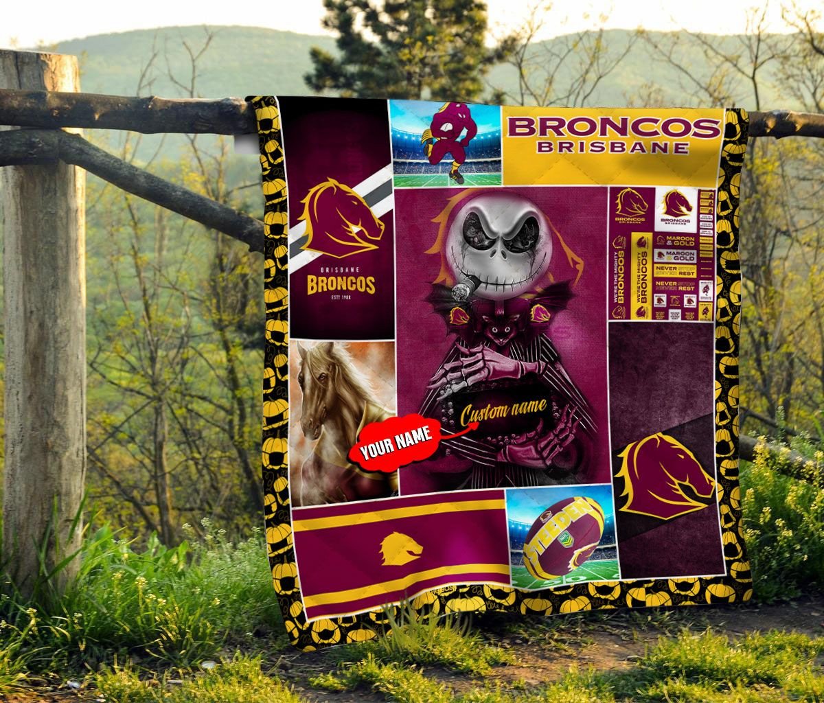 brisbane-broncos-quilt-blanket-nrl-quilt-blanket-personalized-jack-skellington