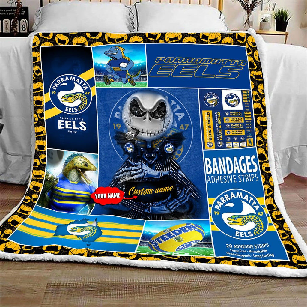parramatta-eels-quilt-blanket-nrl-quilt-blanket-personalized-jack-skellington