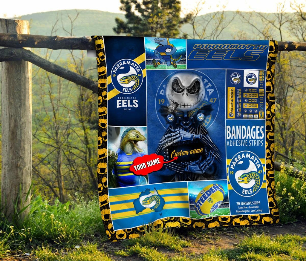 parramatta-eels-quilt-blanket-nrl-quilt-blanket-personalized-jack-skellington