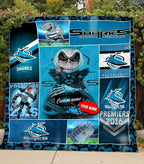 cronulla-sutherland-sharks-quilt-blanket-nrl-quilt-blanket-personalized-jack-skellington