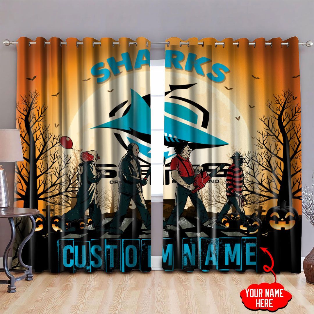 nrl-curtains-cronulla-sutherland-sharks-curtains-personalized-halloween