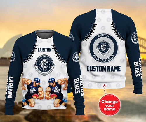 personalized-custom-3d-hoodie-carlton-football-club-douple-mascot-afl