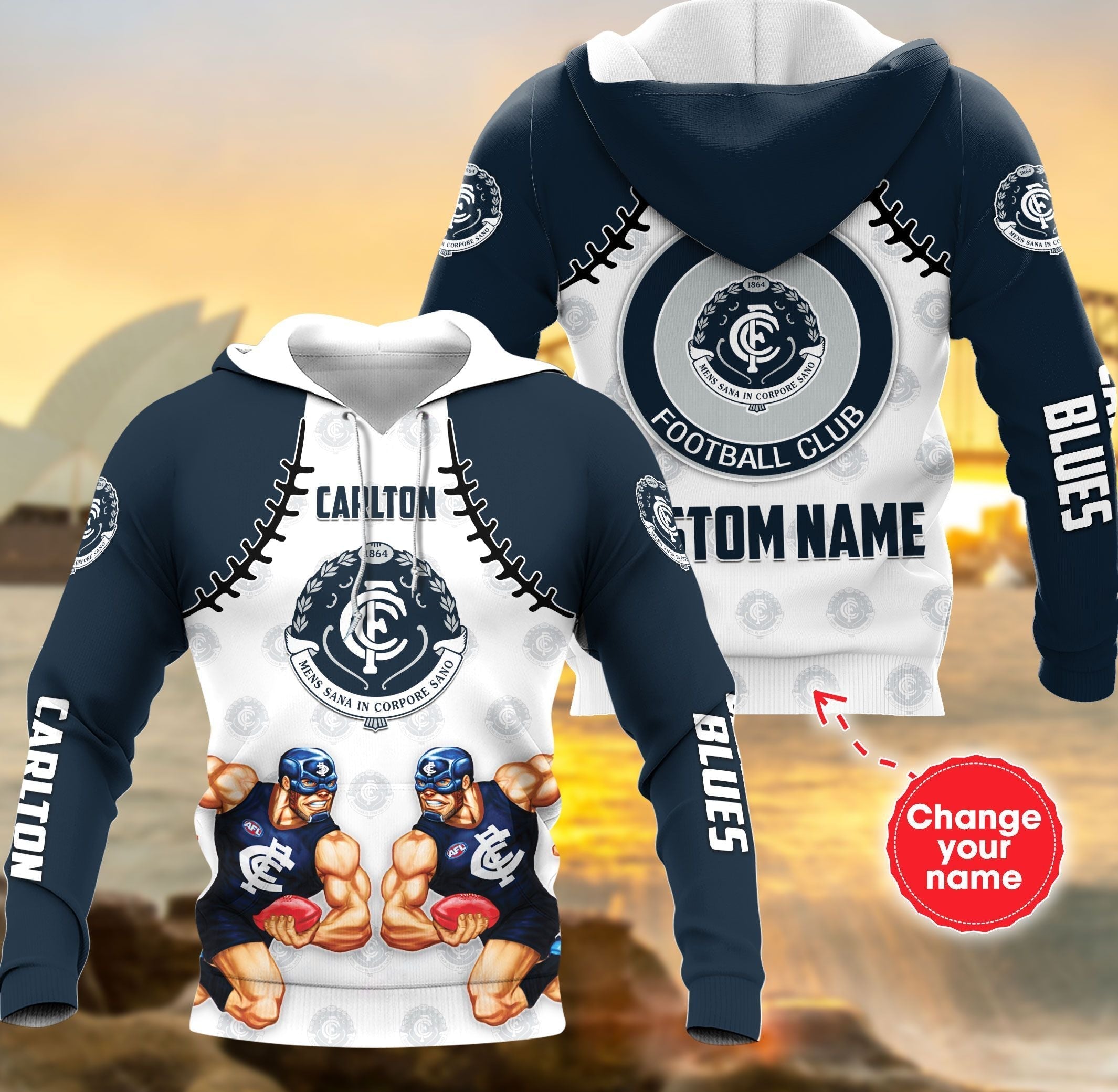 personalized-custom-3d-hoodie-carlton-football-club-douple-mascot-afl