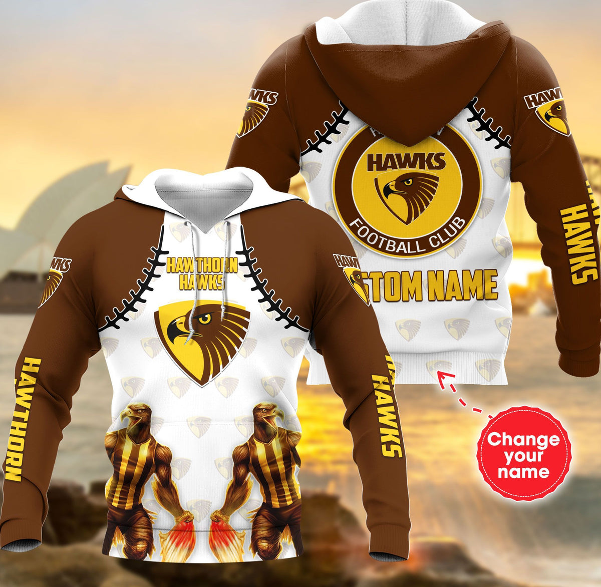 personalized-custom-3d-hoodie-hawthorn-football-club-douple-mascot-afl