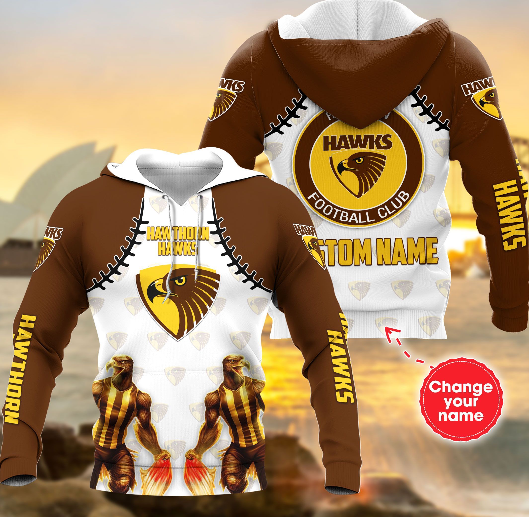 personalized-custom-3d-hoodie-hawthorn-football-club-douple-mascot-afl