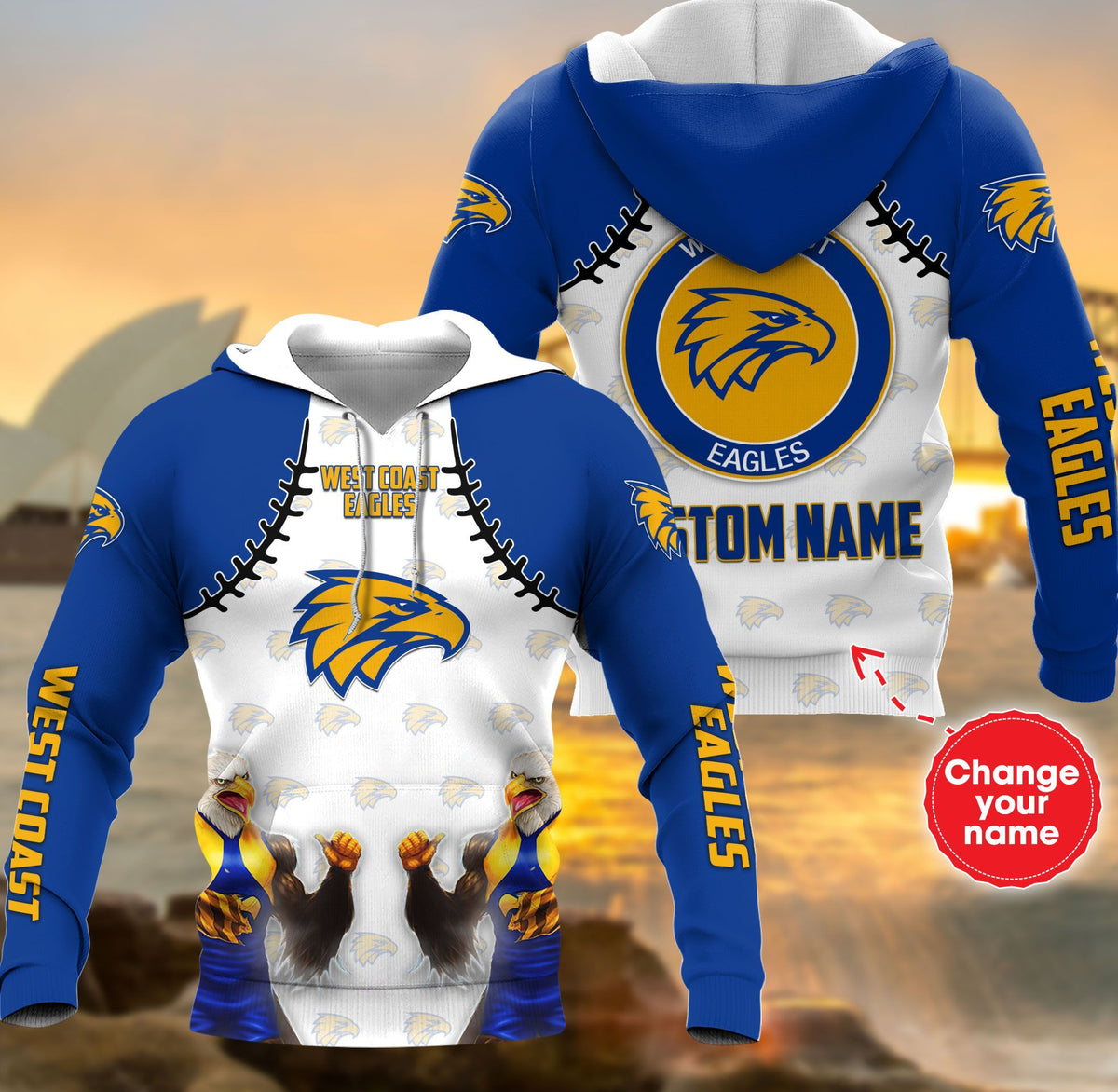 personalized-custom-3d-hoodie-west-coast-eagles-douple-mascot-afl